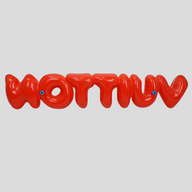 CLB XXIII red Louis Vuitton bubble letter store display sign with glossy finish and small scuffs