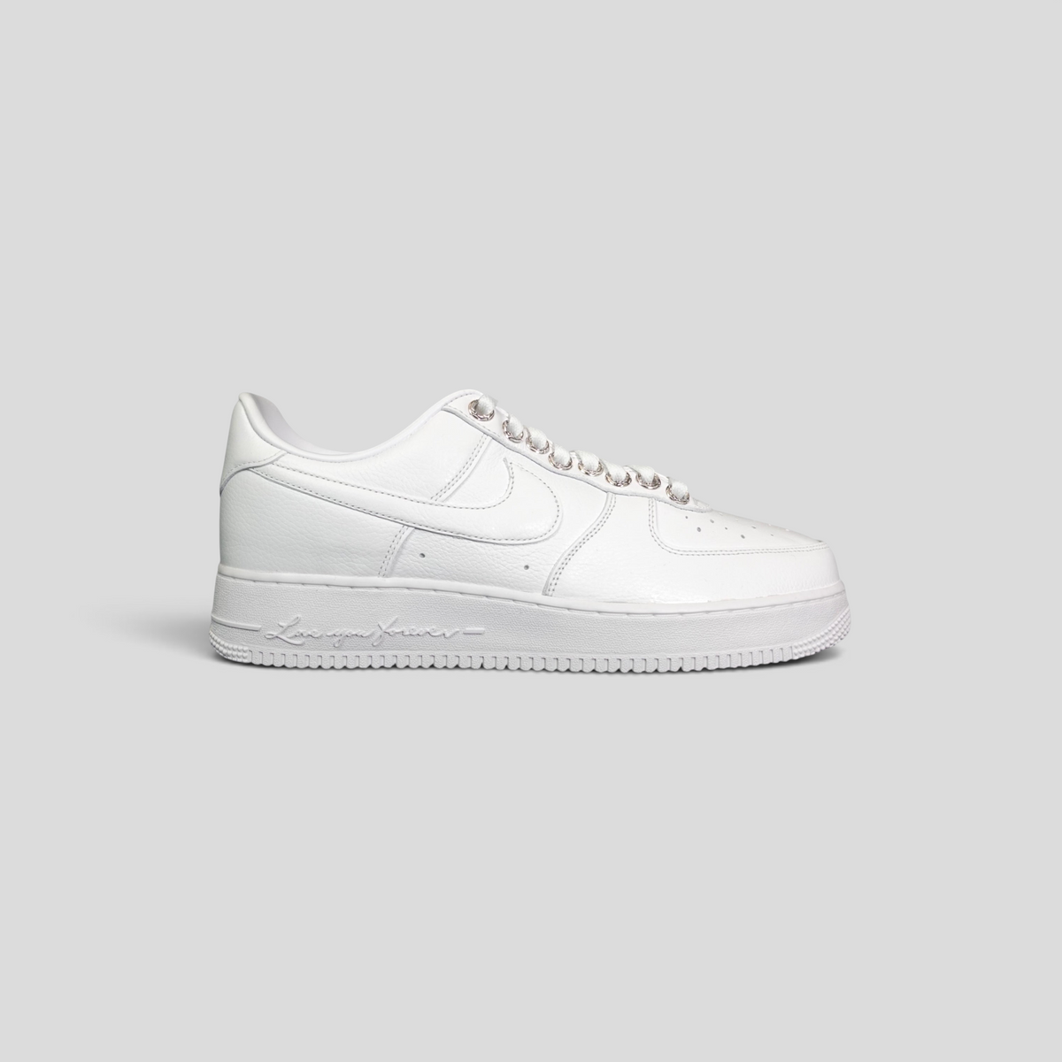 CLB XXIII white Chrome Hearts X Nocta Love You Forever Air Force 1 Low sneaker with embossed side detail