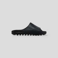 CLB XXIII YZY YS-01 black injection-molded EVA foam slide with a minimalist design and deep-grooved traction sole