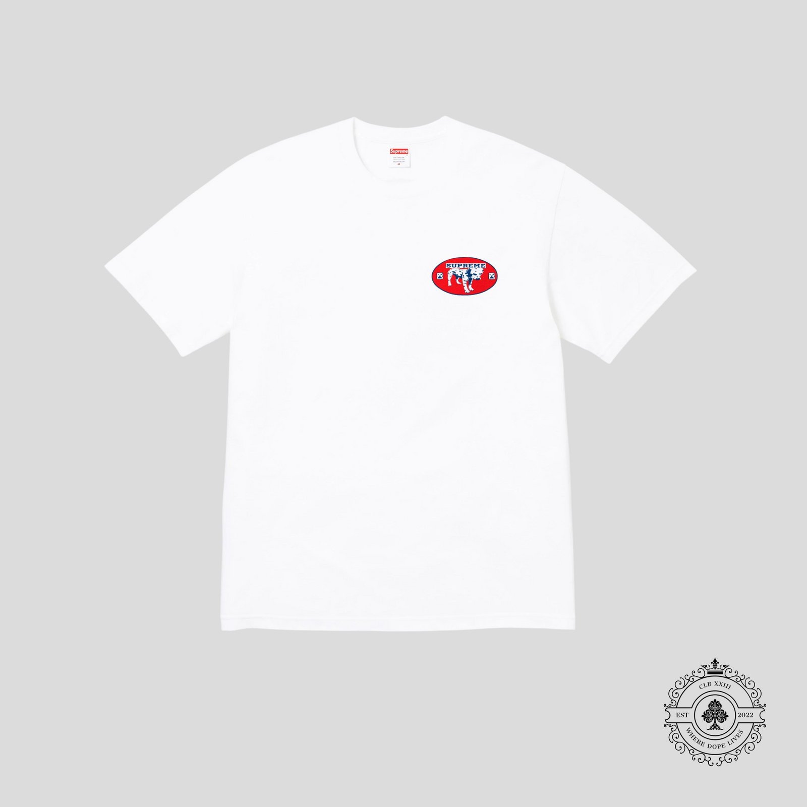 Supreme Dalmatian Tee in White