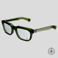Chrome Hearts "See You In Tea" Sunglasses in Dark Olive Green