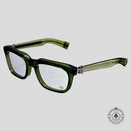 Chrome Hearts "See You In Tea" Sunglasses in Dark Olive Green