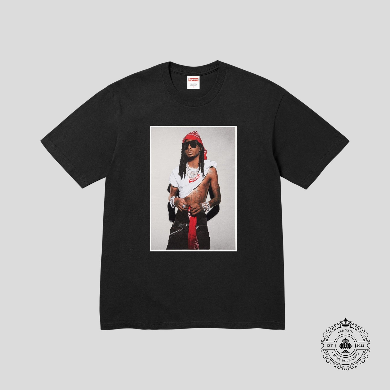 Supreme Playboi Carti Tee in Black