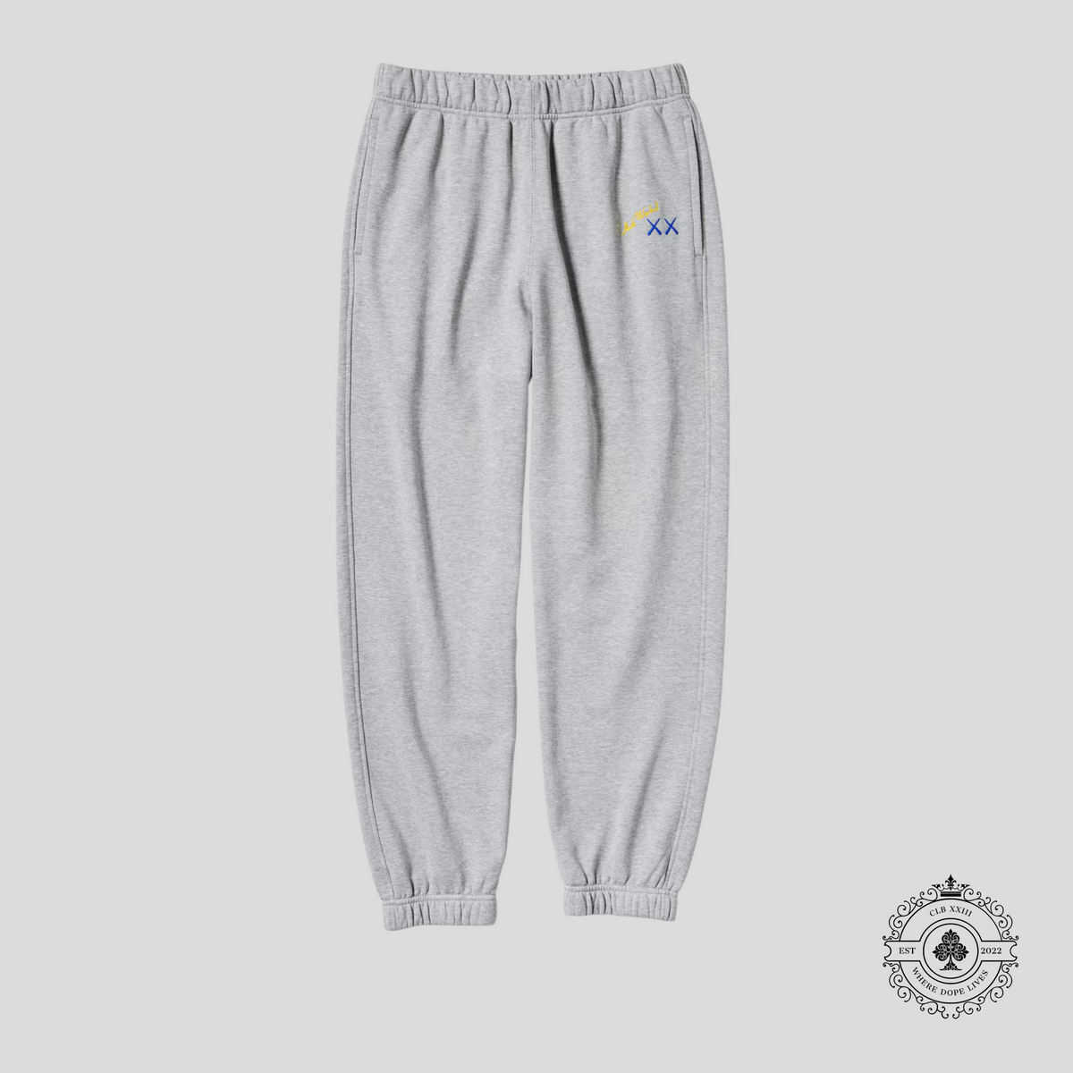 Uniqlo Kaws X Warhol Sweatpants in Grey