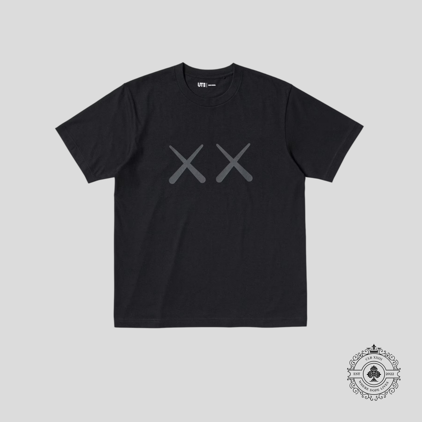 Uniqlo Kaws X Warhol Face Tee in Black