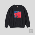 Uniqlo Kaws X Warhol Painting Crewneck in Black