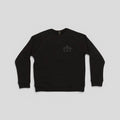 Chrome Hearts Cemetery Cross Seven-11 Crewneck in Black