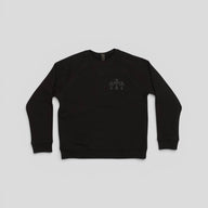 Chrome Hearts Cemetery Cross Seven-11 Crewneck in Black