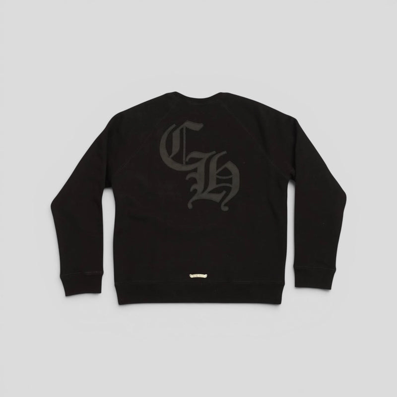 Chrome Hearts Cemetery Cross Seven-11 Crewneck in Black