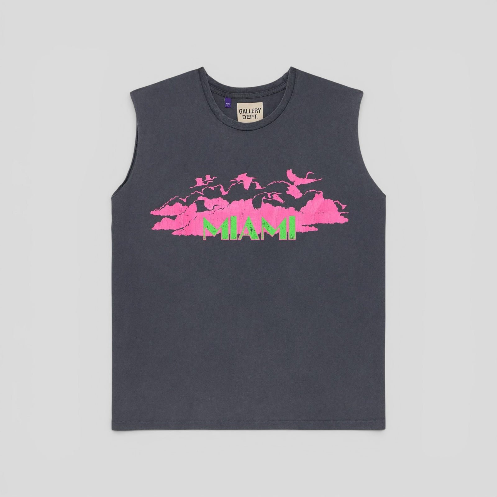 Gallery Dept. Maimi Cutoff Tee in Grey