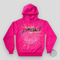 SP5DER P*nk Hoodie - Pink