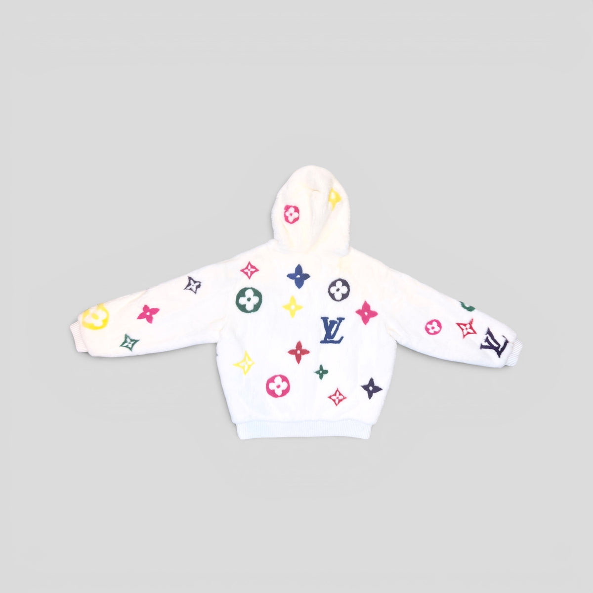 Louis Vuitton Multicolor Monogram Mink Jacket