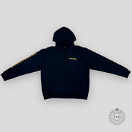 Chrome Hearts Scroll Logo Hoodie - Black / Yellow