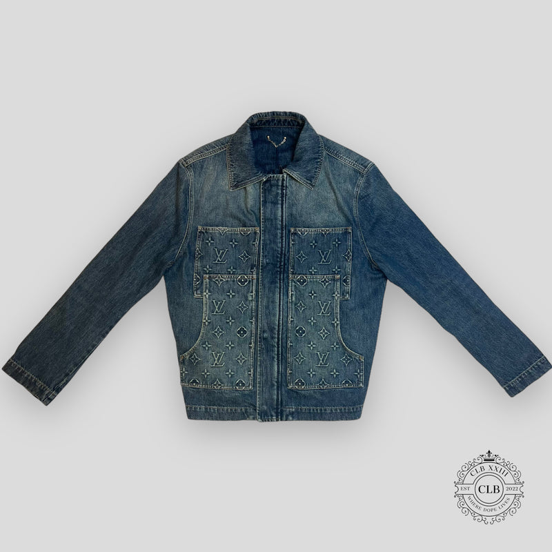 Louis Vuitton Monogram Denim Jacket in Indigo