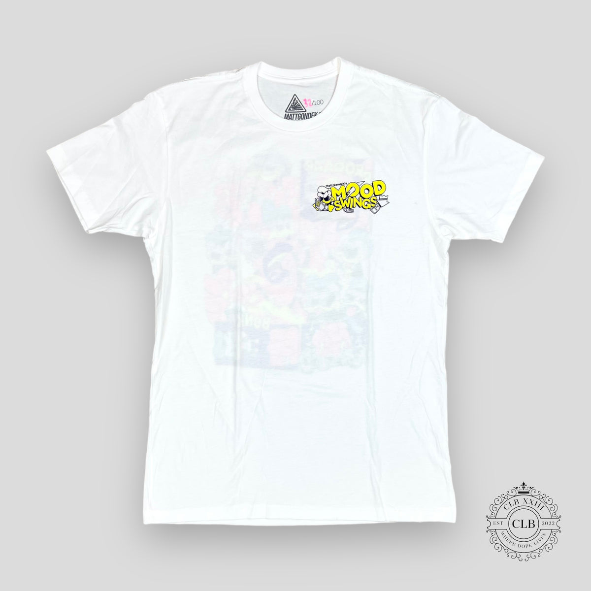 MATT GONDEK MOOD SWINGS LIMITED EDITION T-SHIRT - WHITE