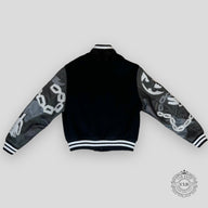 Louis Vuitton Camouflage Chain Link Varsity Jacket