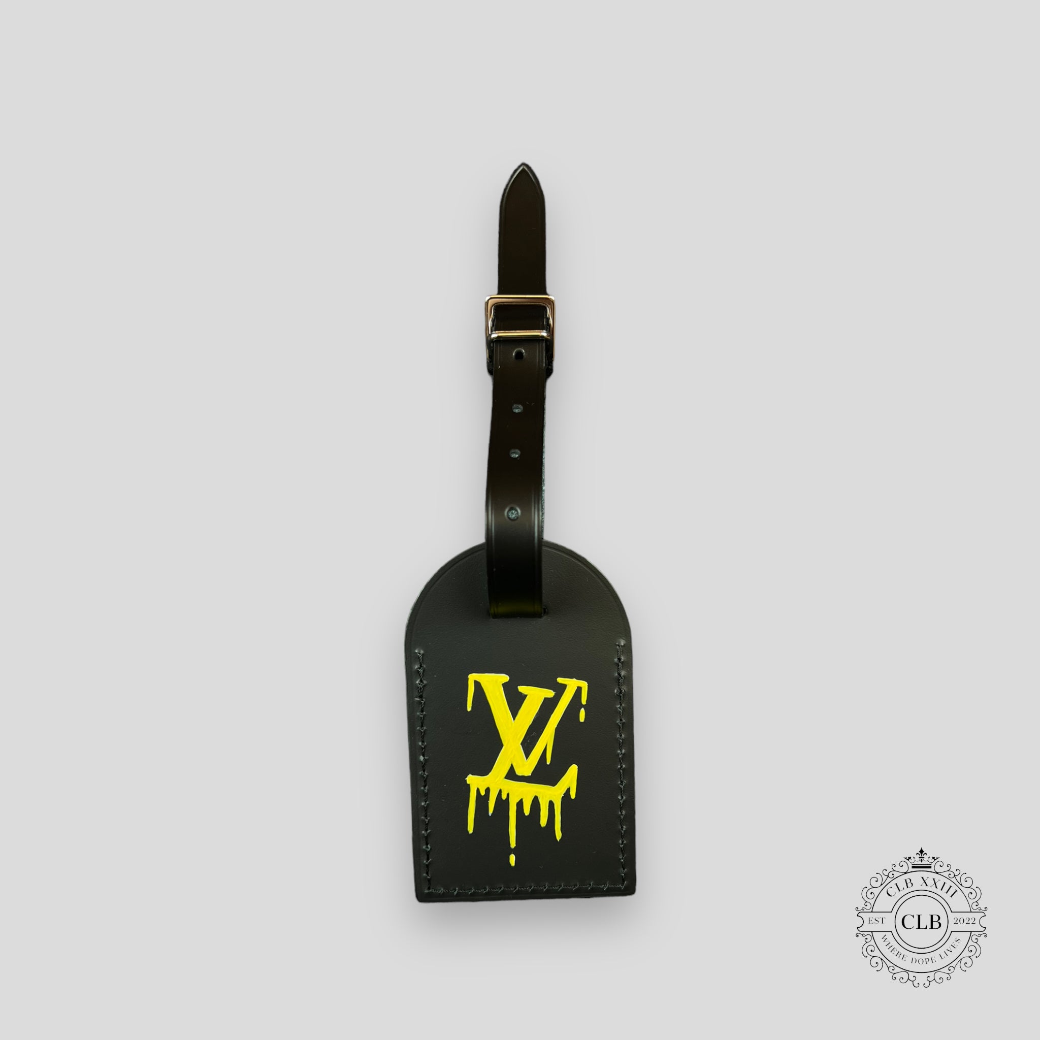 LOUIS VUITTON LUGGAGE TAG - YELLOW