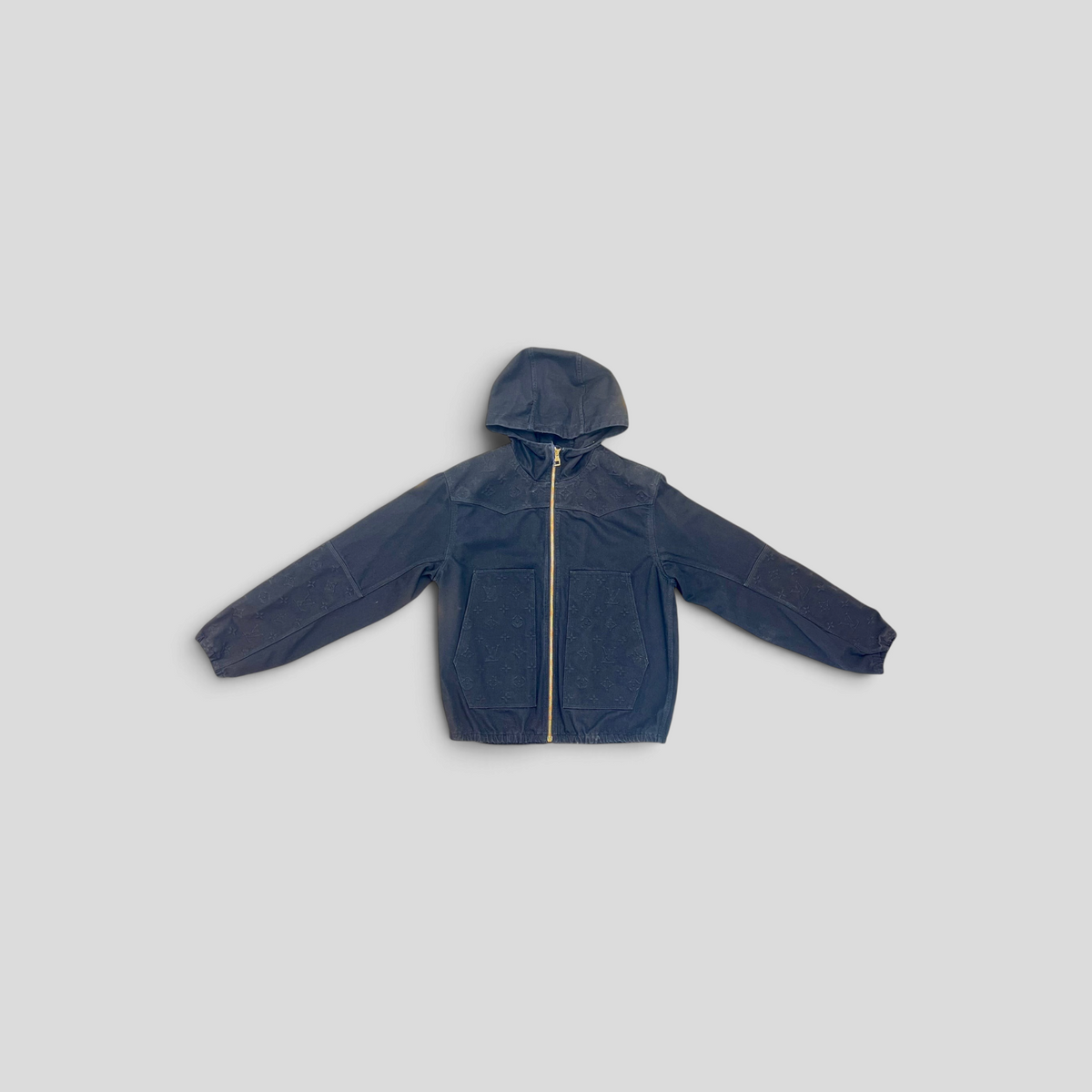 Louis Vuitton Hooded Workwear Jacket in Black