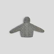 Louis Vuitton Reversible Quilted Puffer Coat in Grey