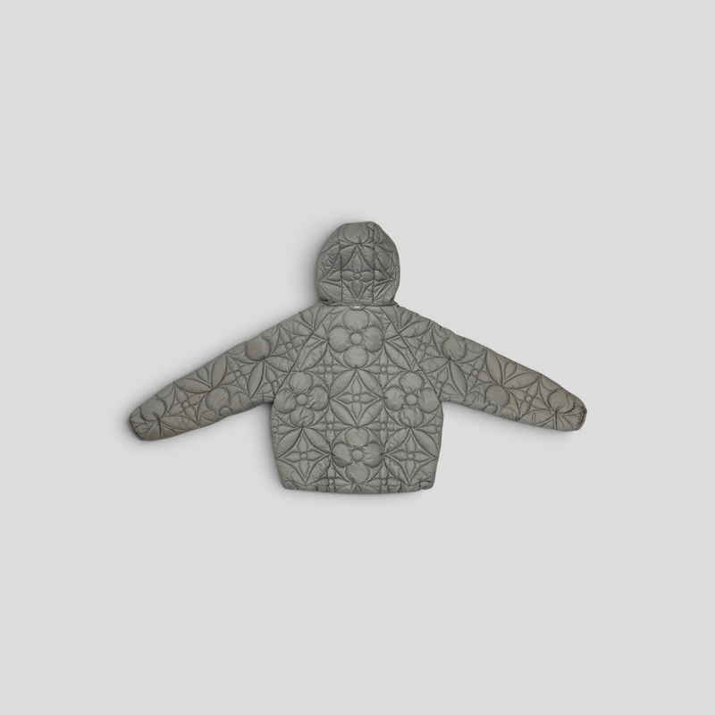 Louis Vuitton Reversible Quilted Puffer Coat in Grey
