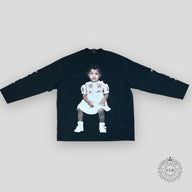 Kanye West Donda 2 Layer Long Sleeve T-Shirt in Black