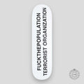 FTP ORGANIZATION 8.25 SKATE DECK - WHITE