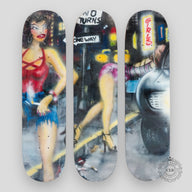 SUPREME LADY PINK SKATEBOARD DECK SET
