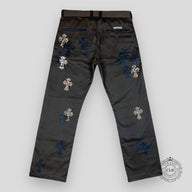 Chrome Hearts Cross Patch Chino Pants - Brown