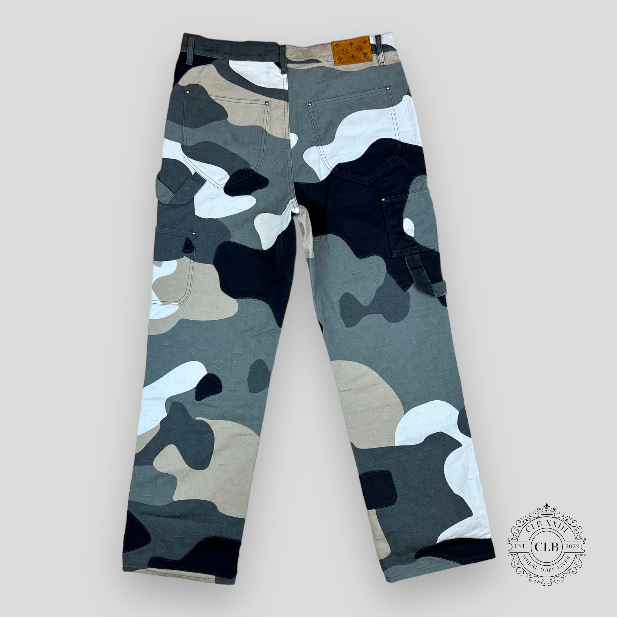 Louis Vuitton Louis Vuitton Patchwork Portrait Denim Pants