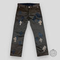 Chrome Hearts Cross Patch Chino Pants - Brown