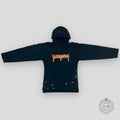 Balenciaga Metal Oversized Hoodie in Black