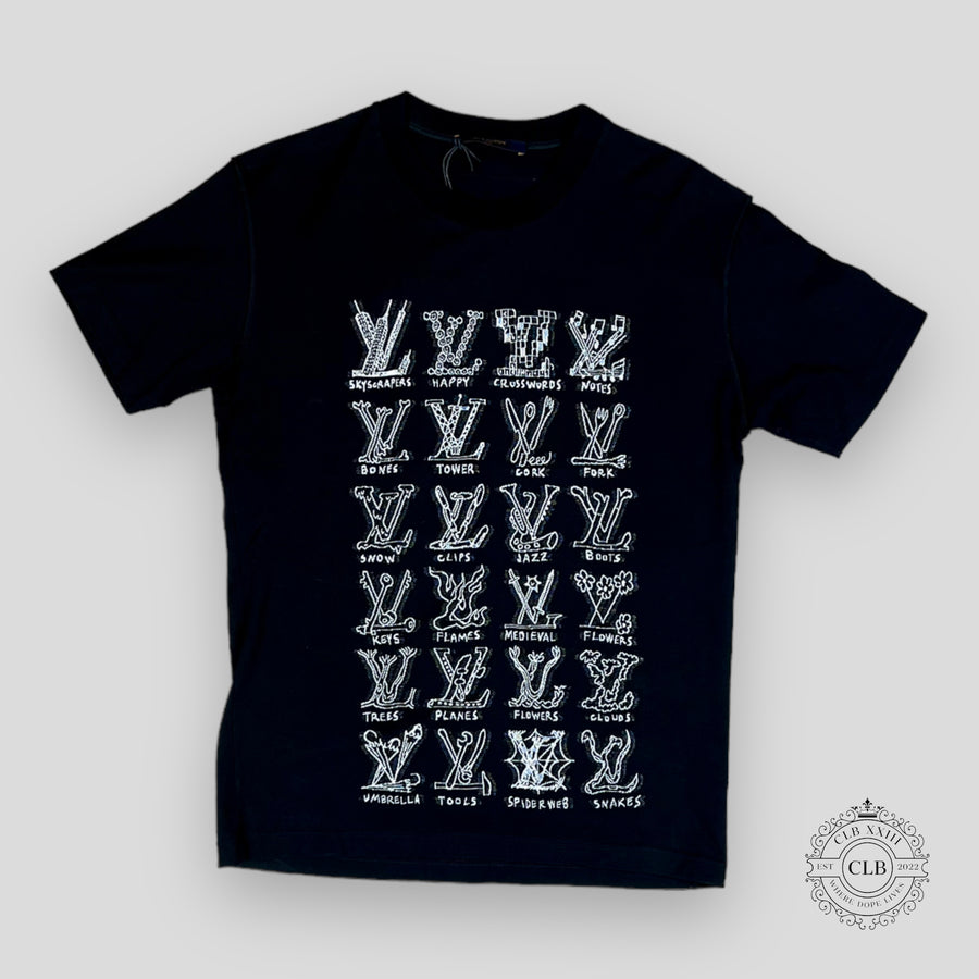 Louis Vuitton Cartoon Logos T-Shirt in Black — authenticated Louis Vuitton at CLB XXIII