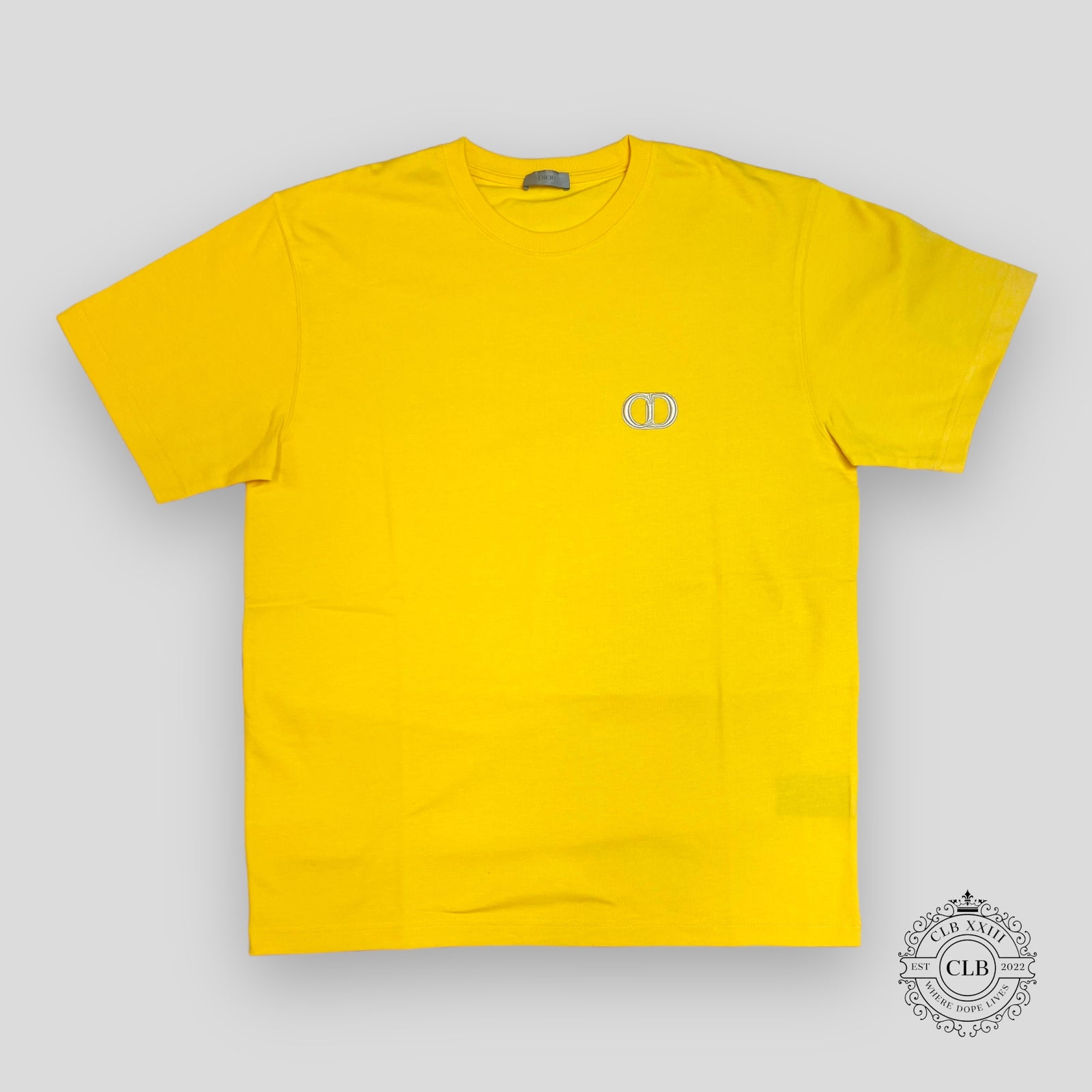 Dior CD Icon T-Shirt in Yellow
