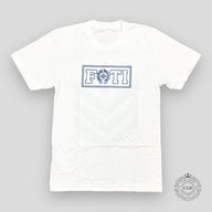 CHROME HEARTS FOTI T-SHIRT - WHITE / BLUE