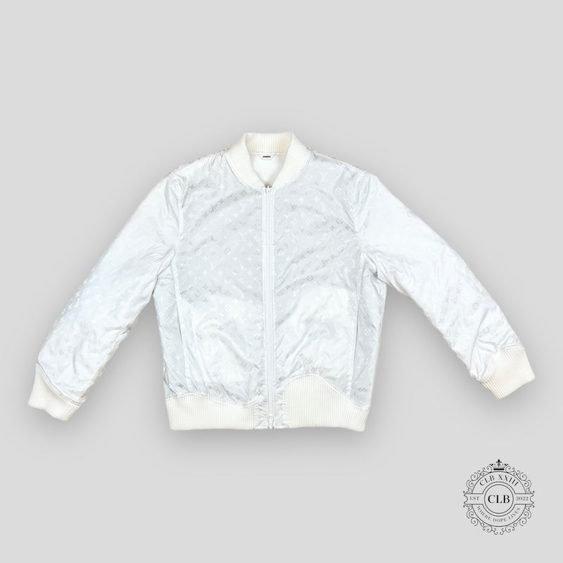 Louis Vuitton Reversible Leather & Nylon Mix Bomber Jacket