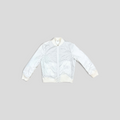 CLB XXIII Louis Vuitton white reversible bomber jacket featuring monogram nylon and bull leather construction