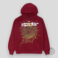SP5DER LOGO HOODIE - MAROON