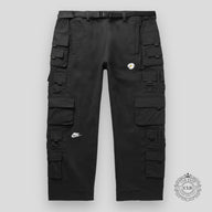 NIKE X PEACEMINUSONE STRAIGHT LEG TROUSERS - BLACK