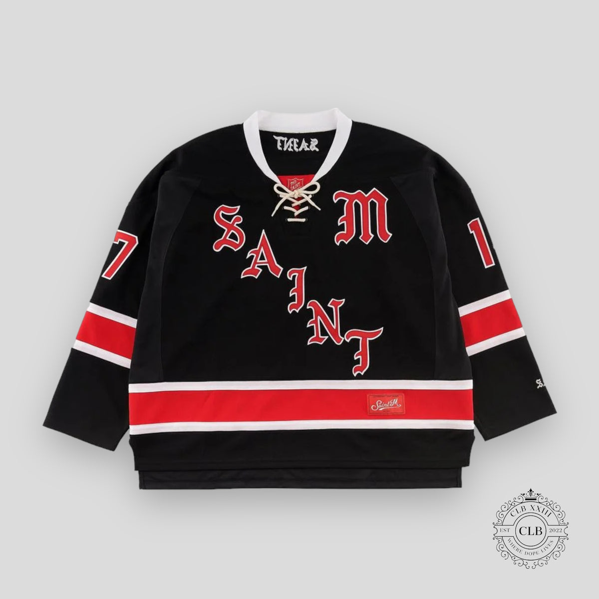 SAINT MICHAEL SUPERNATURAL HOCKEY JERSEY - BLACK