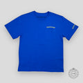 CHROME HEARTS SCROLL LOGO POCKET T-SHIRT - BLUE / PURPLE