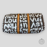 Louis Vuitton Graffiti Monogram Keepall 50 in Grey