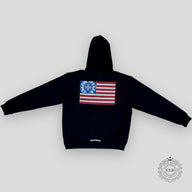 Chrome Hearts American Flag Hoodie in Black