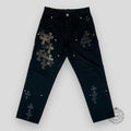 Chrome Hearts Cross Patch Double Knee Carpenter Pants
