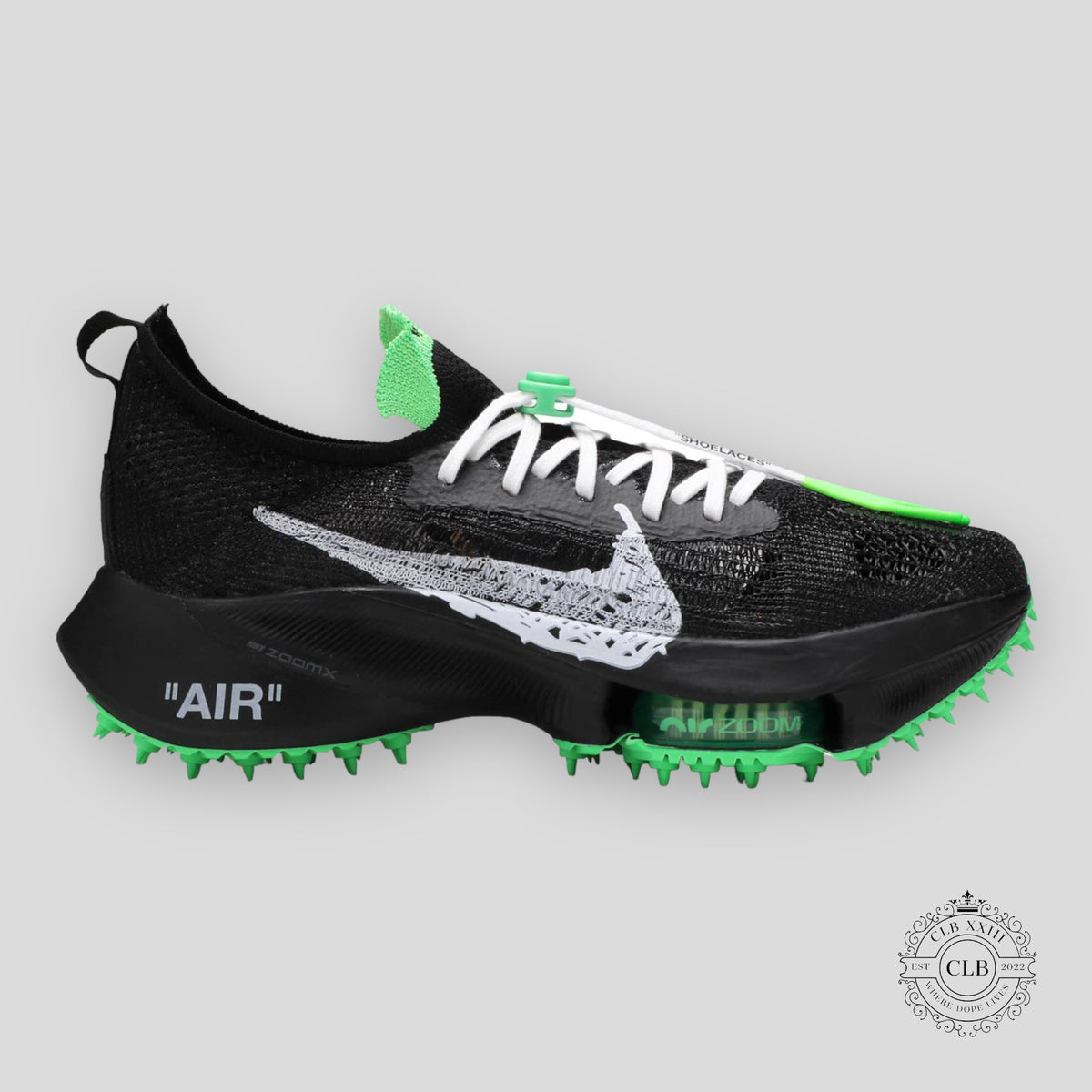 NIKE AIR ZOOM TEMPO NEXT% X OFF WHITE "BLACK"