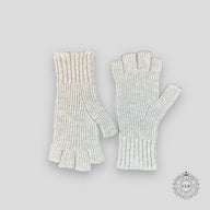 Chrome Hearts Studded Cashmere Fingerless Gloves