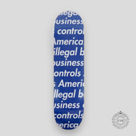 SUPREME ILLEGAL BUSINESS SKATE DECK - BLUE