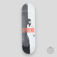 SUPREME SCARFACE SPLIT SKATE DECK