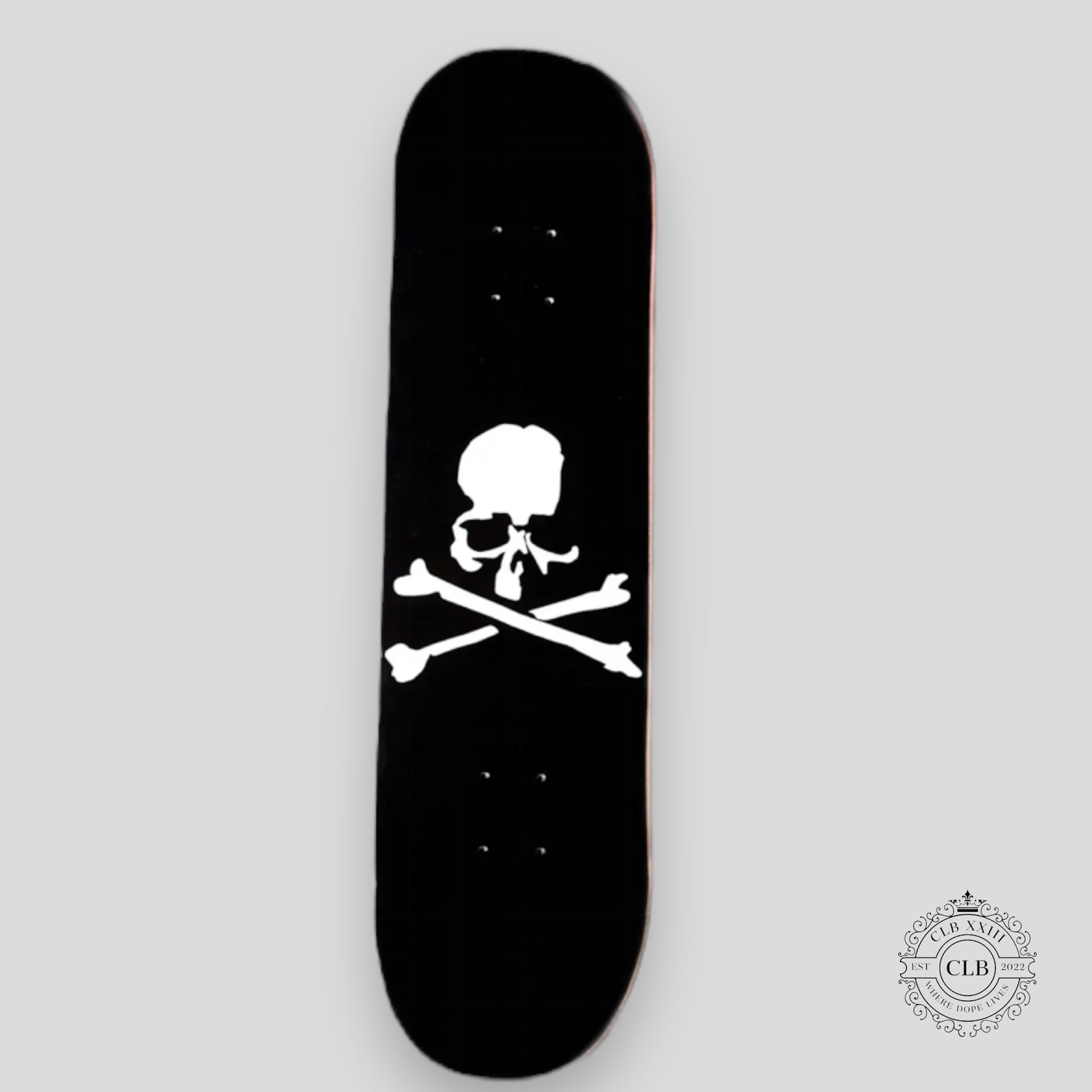 END X MASTERMIND WORLD SKATE DECK