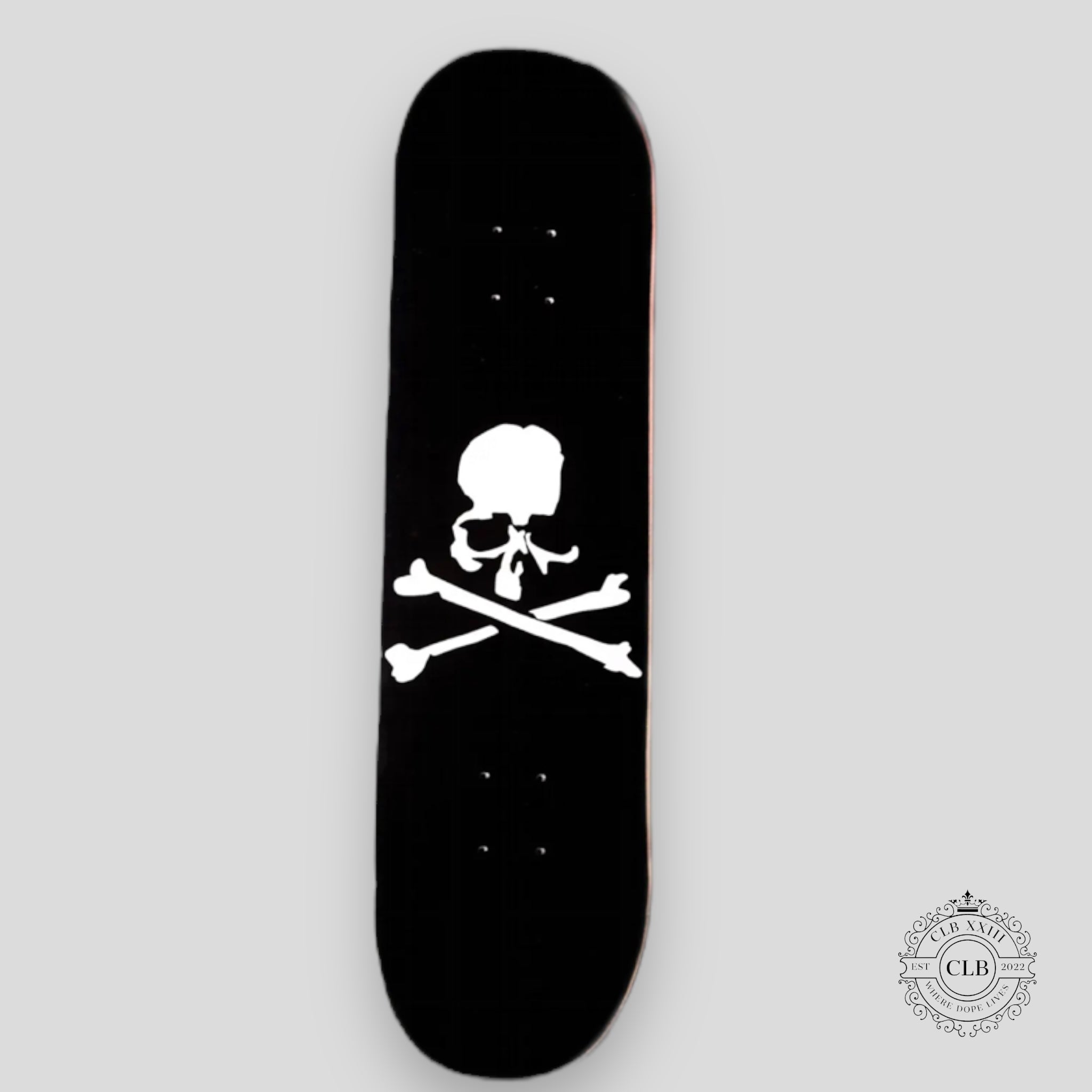 END X MASTERMIND WORLD SKATE DECK