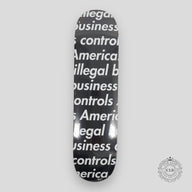 SUPREME ILLEGAL BUSINESS SKATE DECK - BLACK